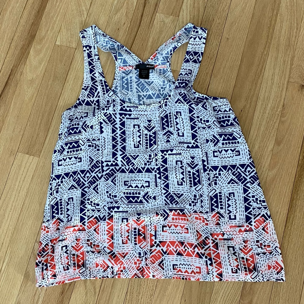 Aqua brand Aztec print tanktop
